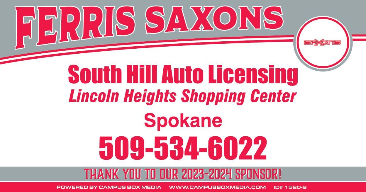 TShirt Sponsor South Hill Auto Licensing